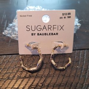 Baublebar Sparkly Hoop Earrings
